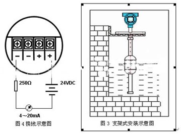 浮球磁翻板液位計(jì)接線方式圖